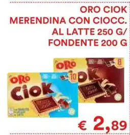 Coop ORO CIOK MERENDINA CON CIOCC offerta