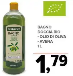 Todis Nouvance bagno doccia bio olio di oliva e avena offerta