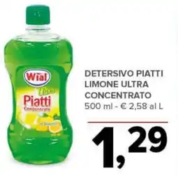 Todis Wial detersivo piatti limone ultra concentrato offerta