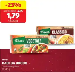 ALDI Knorr dadi da brodo offerta