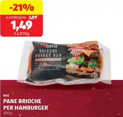 ALDI Bbq pane brioche per hamburger offerta