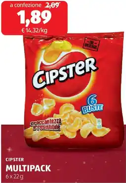 ALDI Cipster multipack offerta