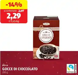 ALDI Bella gocce di cioccolato offerta