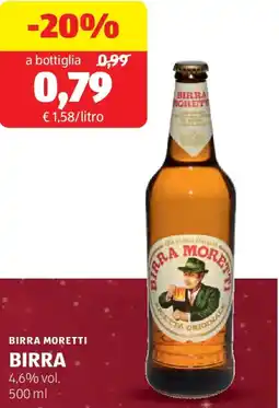 ALDI Birra moretti birra offerta