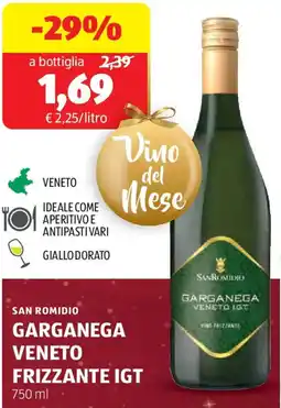 ALDI San romidio garganega veneto frizzante igt offerta