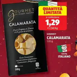 ALDI Gourmet calamarata offerta