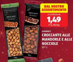 ALDI Gourmet croccante alle mandorle e alle nocciole offerta