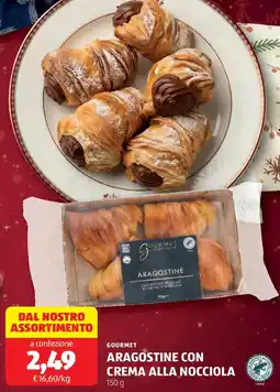 ALDI Gourmet aragostine con crema alla nocciola offerta