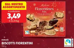 ALDI Monarc biscotti fiorentini offerta