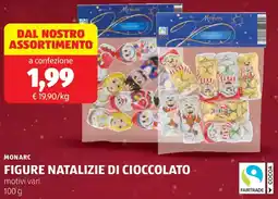 ALDI Monarc figure natalizie di cioccolato offerta