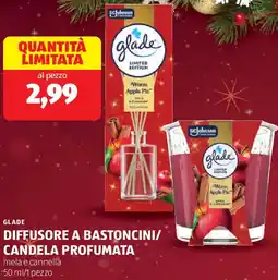 ALDI Glade diffusore a bastoncini/ candela profumata offerta