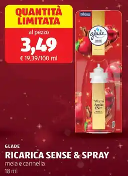 ALDI Glade ricarica sense & spray offerta