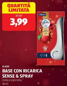 ALDI Glade base con ricarica sense & spray offerta