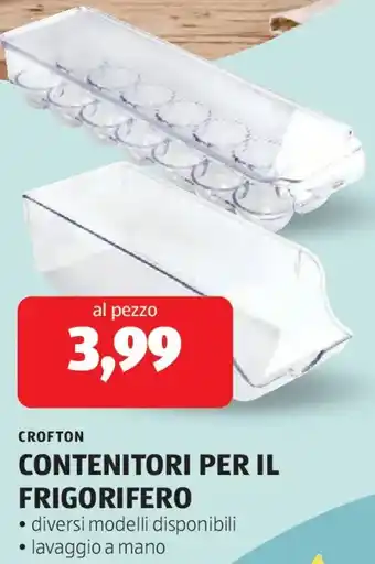 ALDI Crofton contenitori per il frigorifero offerta