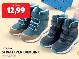 ALDI Lily & dan stivali per bambini offerta