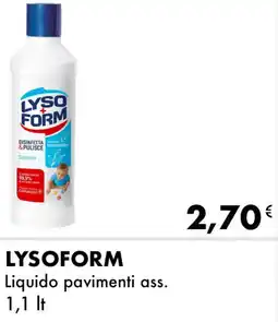 Iper Tosano LYSOFORM Liquido pavimenti ass. offerta