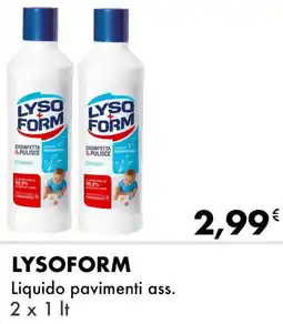 Iper Tosano LYSOFORM Liquido pavimenti ass. offerta