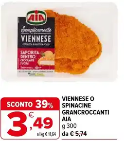 Iperal Viennese o spinacine grancroccanti ΑΙΑ offerta