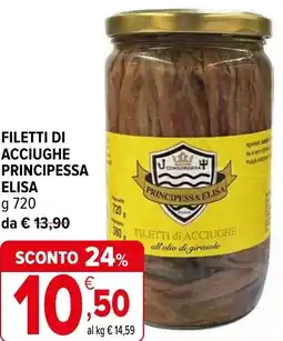 Iperal Filetti di acciughe PRINCIPESSA ELISA offerta