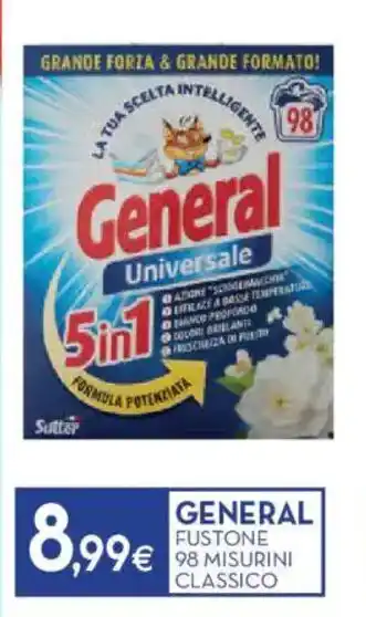 Proshop General fustone 98 misurini classico offerta