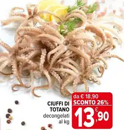 Iperal Ciuffi di totano decongelati offerta