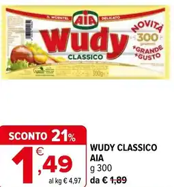 Iperal Wudy classico AIA offerta