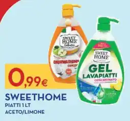 Proshop Sweethome piatti aceto/limone offerta