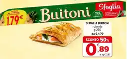 Iperal Sfoglia buitoni rotonda offerta
