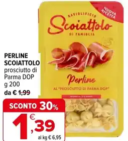 Iperal Perline scoiattolo prosciutto di parma dop offerta