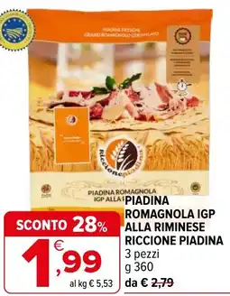 Iperal Piadina romagnola igp alla riminese riccione piadina offerta