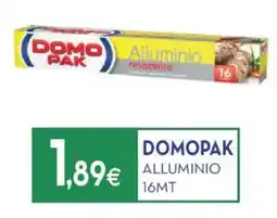 Proshop Domopak alluminio 16mt offerta