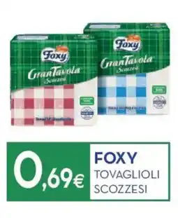 Proshop Foxy tovaglioli scozzesi offerta