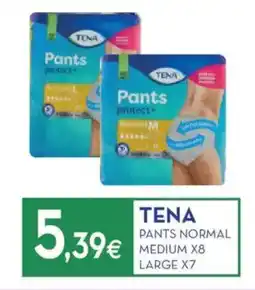 Proshop Tena pants normal medium x8 large x7 offerta