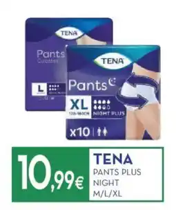 Proshop Tena pants plus night m/l/xl offerta