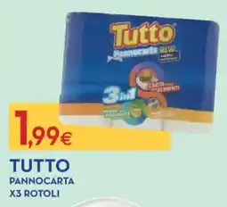 Proshop Tutto pannocarta x3 rotoli offerta