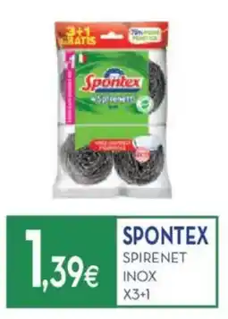 Proshop Spontex spirenet inox offerta