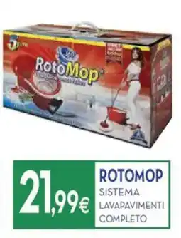 Proshop Rotomop sistema lavapavimenti completo offerta
