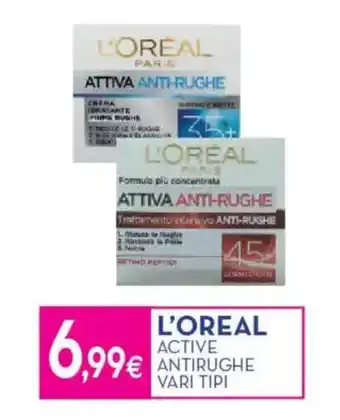 Proshop L'oreal active antirughe offerta