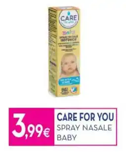 Proshop Care for you spray nasale baby offerta