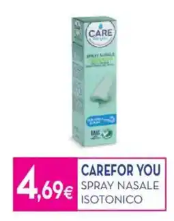 Proshop Carefor you spray nasale isotonico offerta