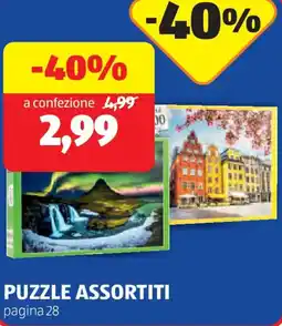 ALDI Puzzle assortiti offerta