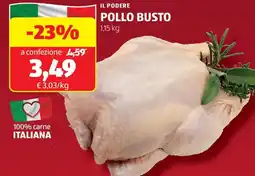 ALDI Il podere pollo busto offerta