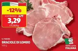 ALDI Il podere braciole di lombo offerta