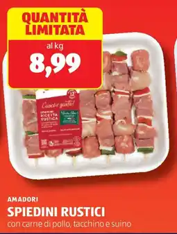 ALDI Amadori spiedini rustici offerta