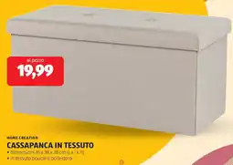 ALDI Home creation cassapanca in tessuto offerta