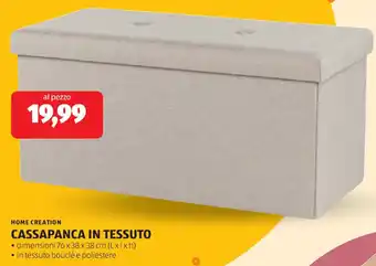 ALDI Home creation cassapanca in tessuto offerta
