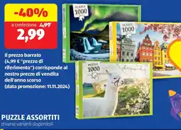 ALDI Puzzle assortiti offerta