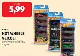 ALDI Mattel hot wheels veicoli offerta