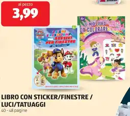 ALDI Libro con sticker/finestre / luci/tatuaggi offerta