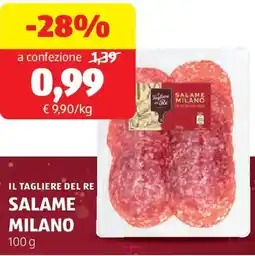 ALDI Il tagliere del re salame milano offerta